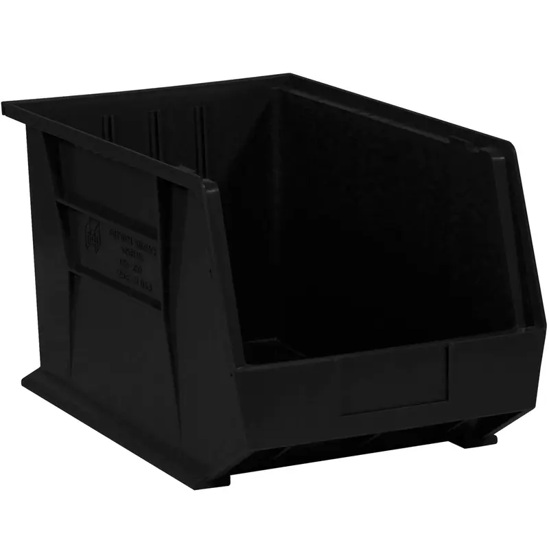 18 x 8 1/4 x 9 Black Bin Boxes 6/Case