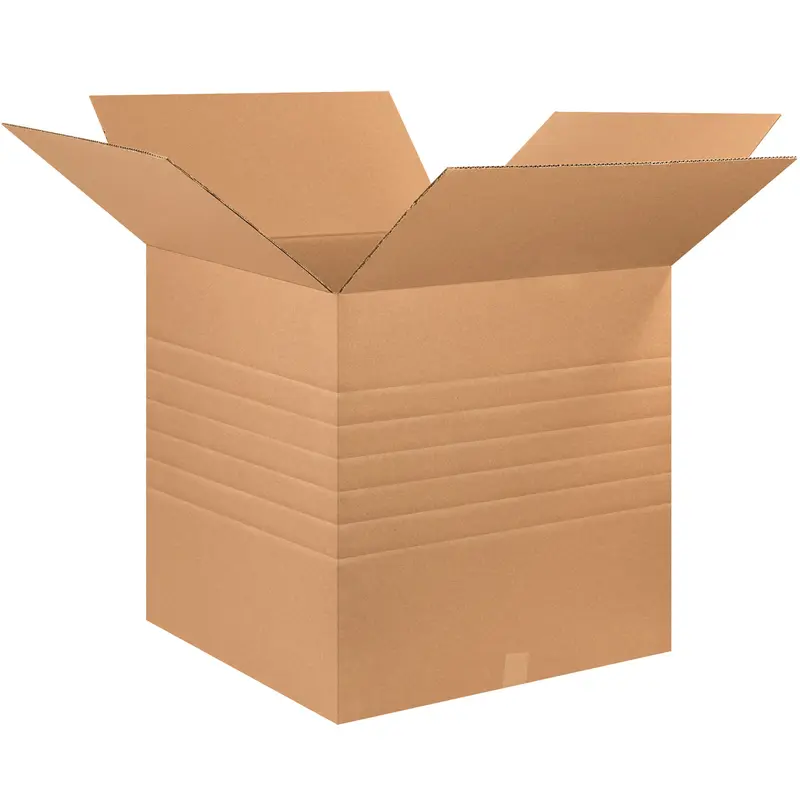 24 x 24 x 24 Multi Depth Corrugated Boxes 10/Bundle