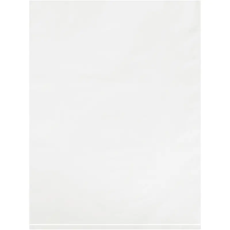 9 x 12 - 2 Mil White Flat Poly Bags 1000/Case
