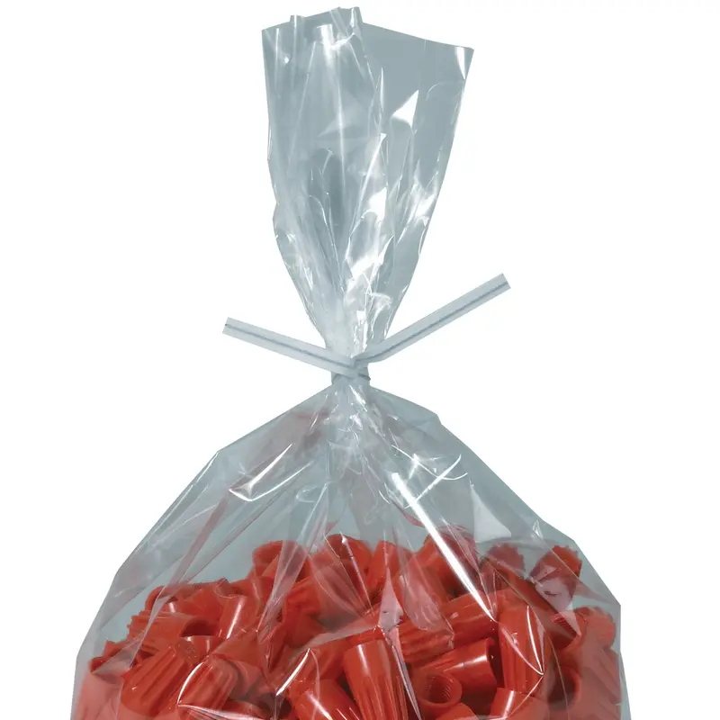 9 x 5/32 White Paper Twist Ties 2000/Case
