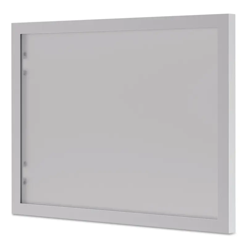 BL Series Hutch Doors, Glass, 13.25w x 17.38h, Silver/Frosted