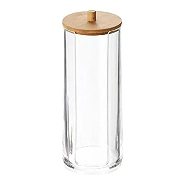(Net) Acrylic Round Makeup Cotton Multifunctional Swab Organizer