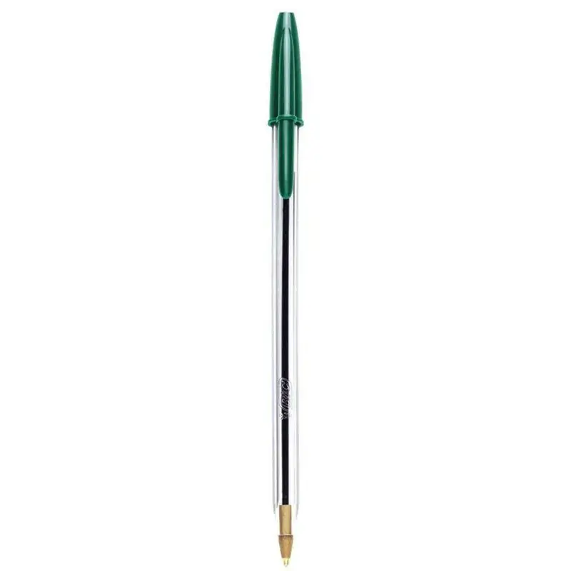 (NET) Bic Cristal Medium Pen / Green