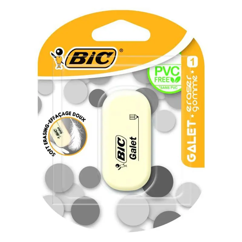 (NET) Bic Eraser Gum Galet Blister