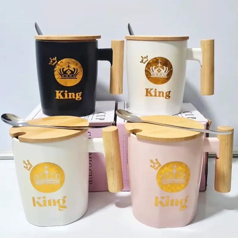 (Net) Elegant Ceramic Cups Set - Perfect for Your Beverage Delights / 023283Black