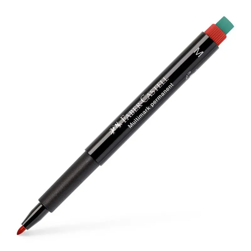(NET) Faber Castell OHP Marker Permanent M, Red