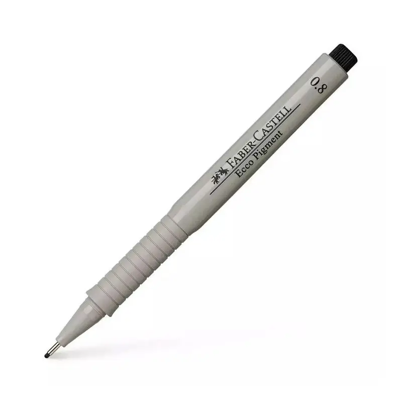 (NET) Faber Castell Ecco Pigment Pen Black / 0.80mm