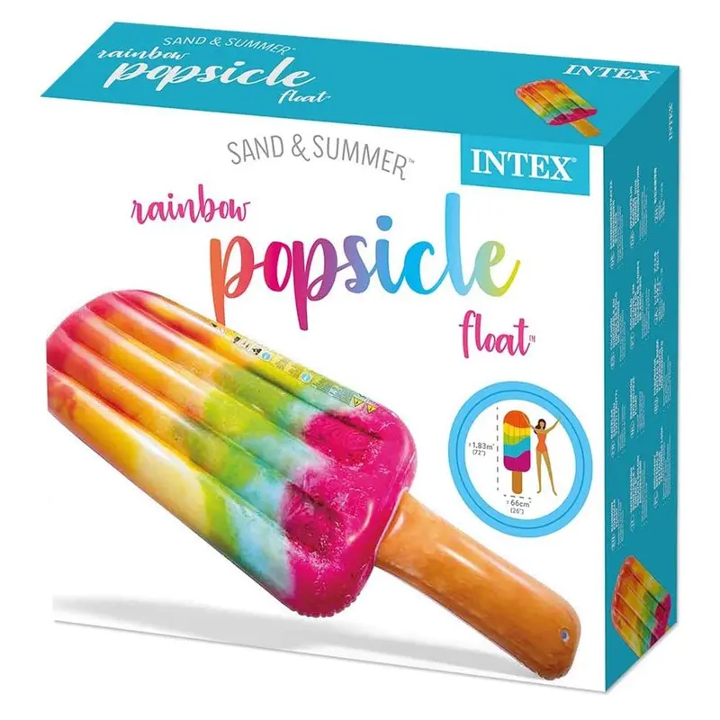 (NET) Intex Colored Popsicle Pool Float 58766