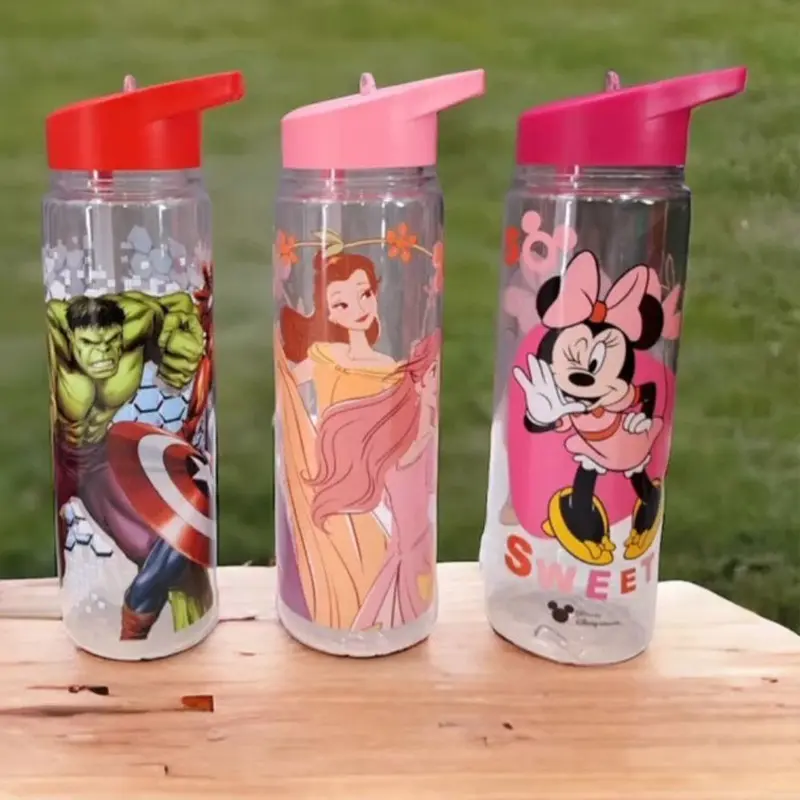 (NET) Kids Water Bottle With Straw 650 MLMini Mouse