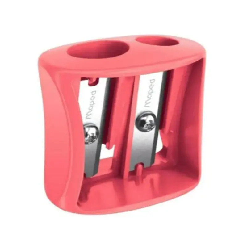 (NET) Maped 2-Hole Vivo Sharpener Red and Silverblue