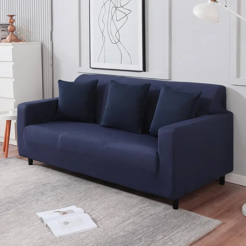 (Net) Revamp Your Living Space with our 3-Seat Sofa Cover / 917883Navy