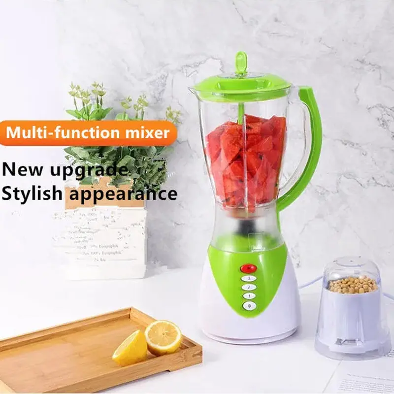 (Net) Scallter Professional  Electric 3 Speeds Fruit Food Vegetable Grinder Blender / MD-1731Blue