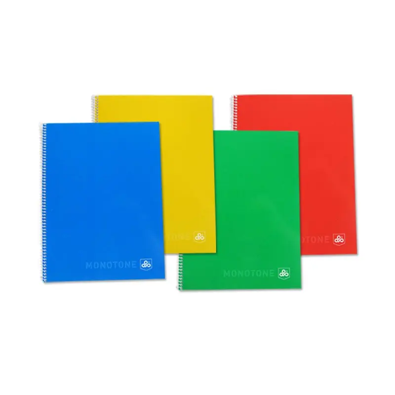 (NET) OPP Monotone Spiral 60 Gsm Seyes 192 Sheets / 21 x 27.5 cmGreen