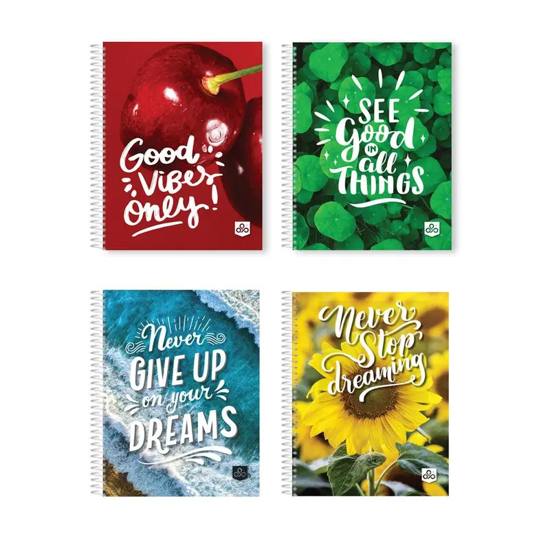(NET) OPP Picture 60 Gsm Seyes 144 Sheets / 21 x 27.5 cmCherry