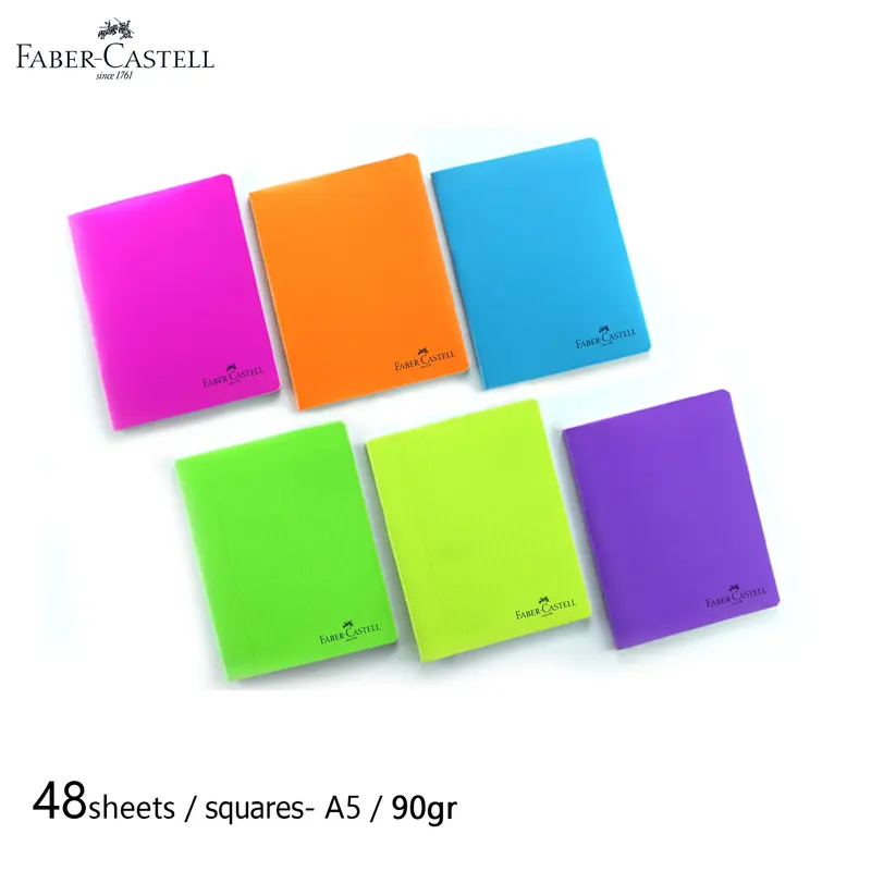 (NET)Faber-Castell Stitch Book A5  48sh 70g 2Lines Engl. design