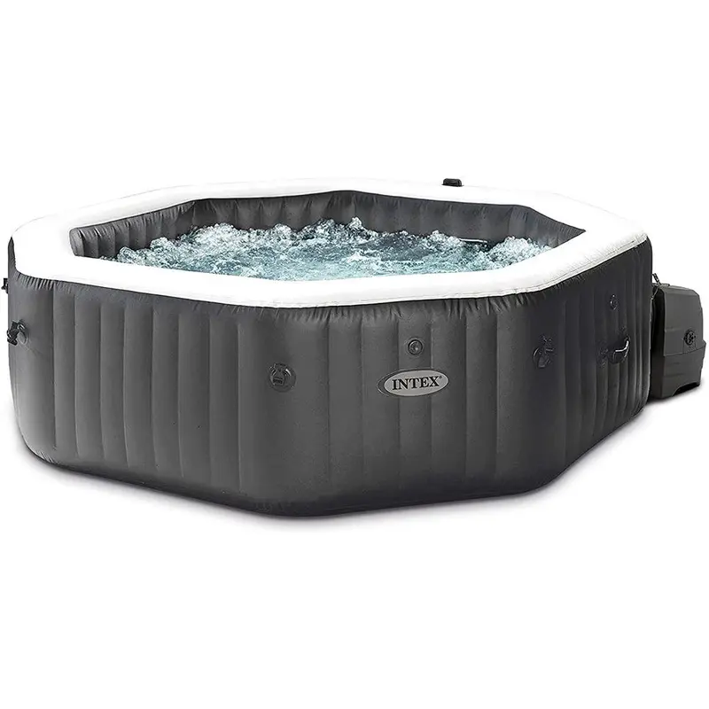 (NET)Intex Pure Spa Bubble Jet and Salt Water System 4pr  201 x 71 cm