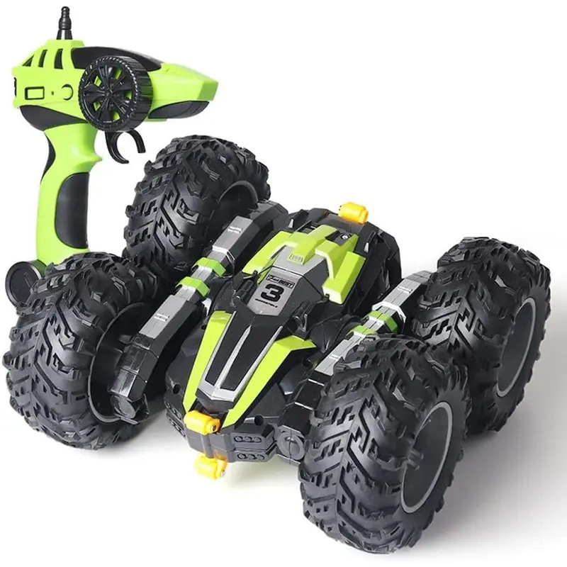 (NET) Wireless Stunt Remote Control Car 360Rotating 4WD RC Vehicle Off-Road