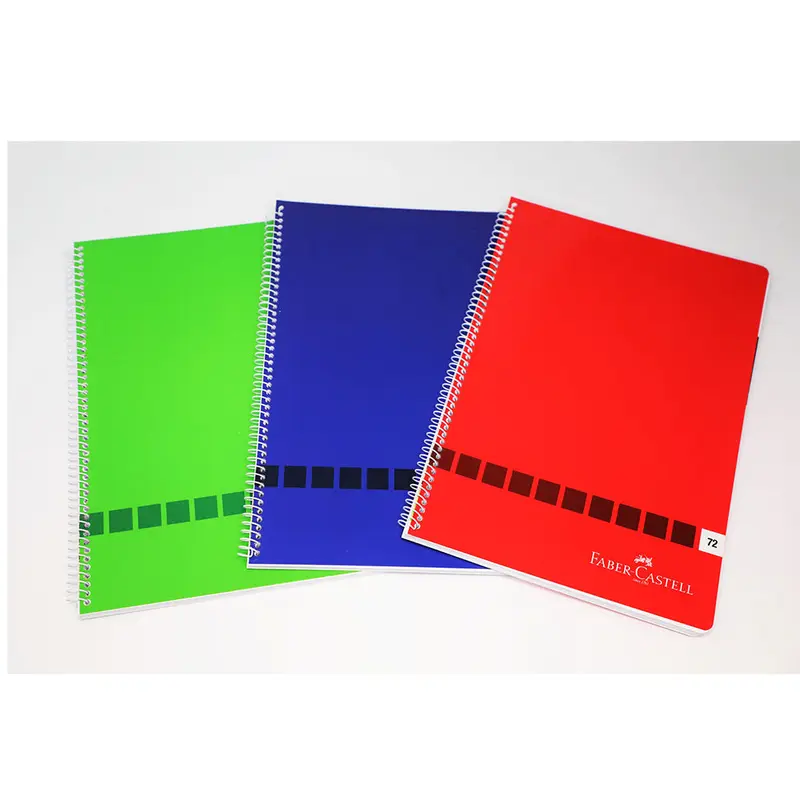 (NET)Faber-Castell Univ. Book  A5 D.Spiral  72sh  90g Sqrd.