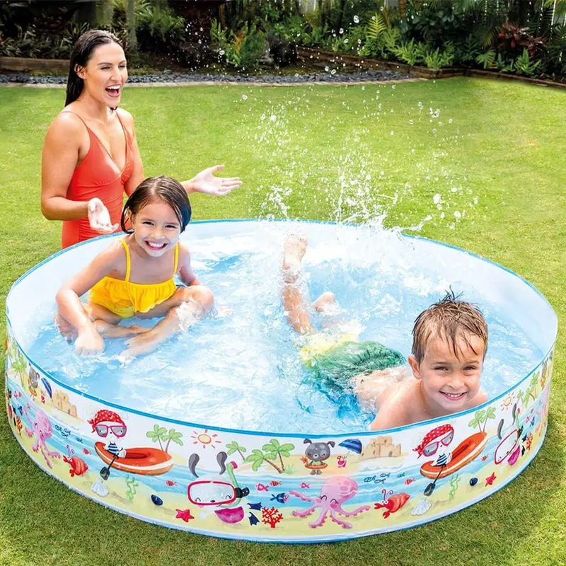 (NET)INTEX POOL Snapset 152*25cmSand Castle Octopus