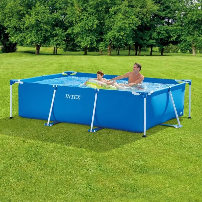 (NET)Intex Swimming Pool Rectangular Frame (2.6M) 260x160x65 cm 28271NP