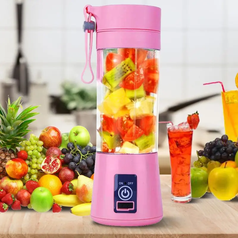 (NET)Portable And Rechargeable Battery Juice Blender / YE-02/ KC-36 / KC23-66Green