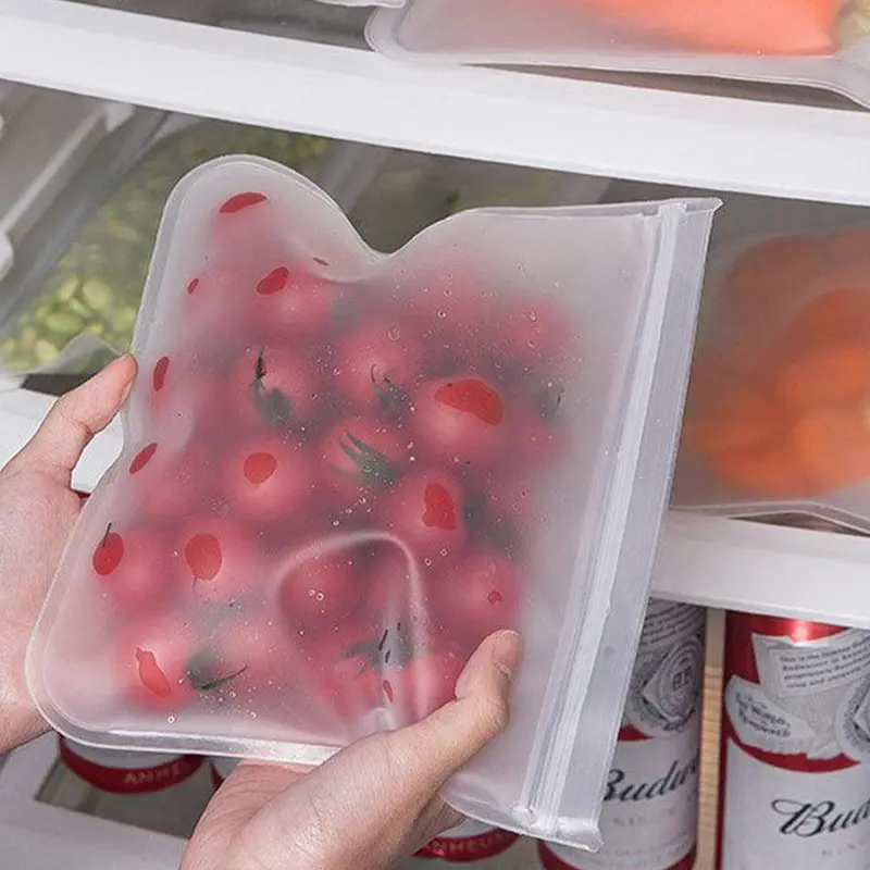 **(NET)**Transparent Sealed Storage Bag With Organic Silicon / 22FK078