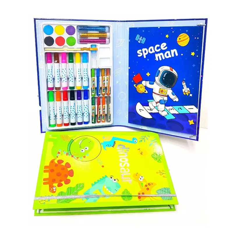 Art Kit Coloring BookSpace man