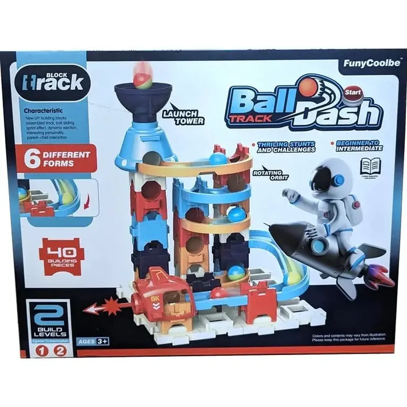 Ball Dash Construction Game 6 Different Shapes 40 Pcs