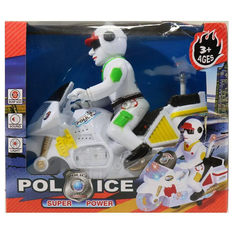 Battery Operated  Motor With Light and MusicRed & Green