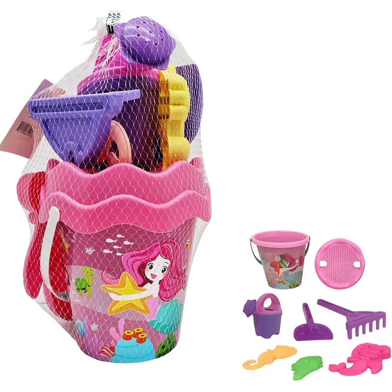 Beach Mermaid Sand Toys Set For GirlsPink
