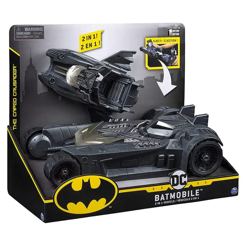 Batman Spin master Batmobile and Batboat 2-in-1 Transforming Vehicle