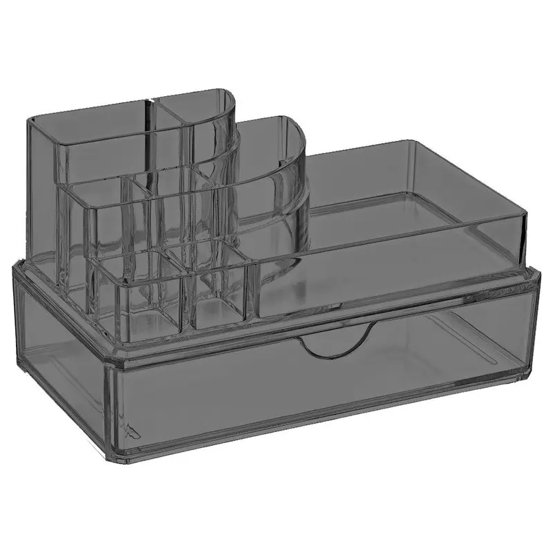 Beehome podium Cosmetic Organizer With DrawerLight grey