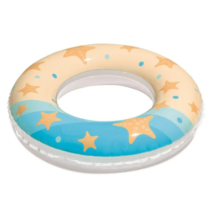 BESTWAY INFLATABLE SWIM RING SAFETY SALVE AND SWIM SUPPORTER FOR KIDS 61CM (24") 36014Star