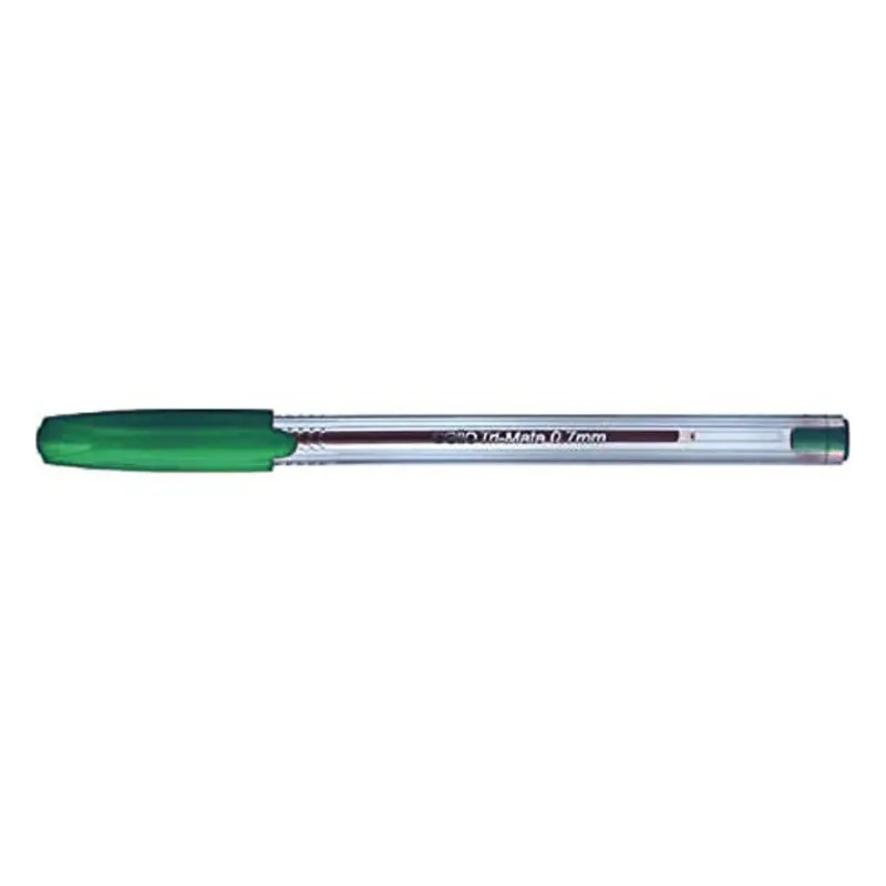 Bic Cello Trimate Ballpoint Pen 1.0mm / Green