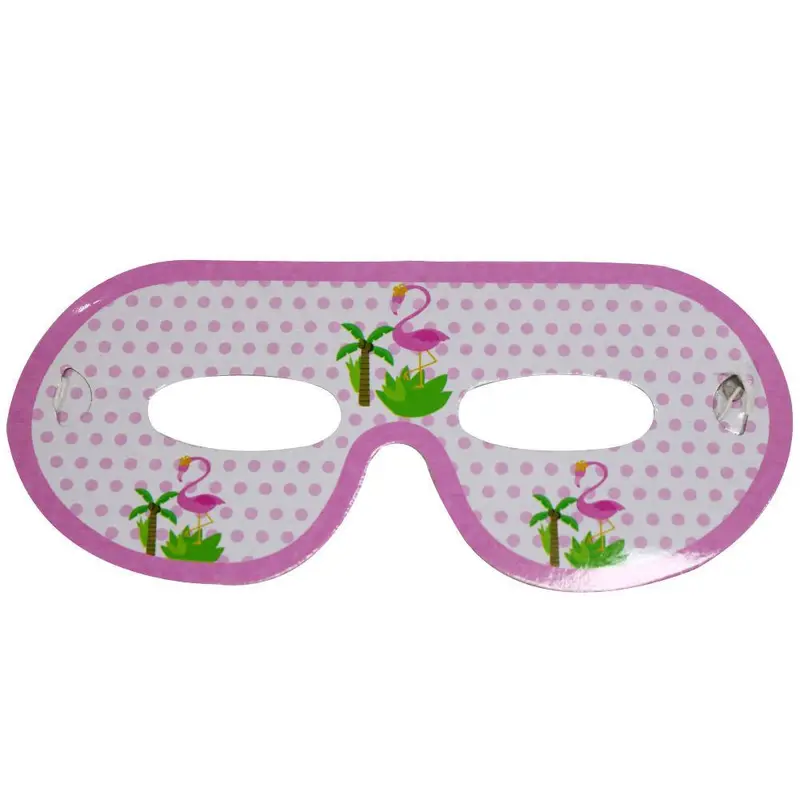 Birthday-Flamingo Mask ( 10 Pcs) / AB-86