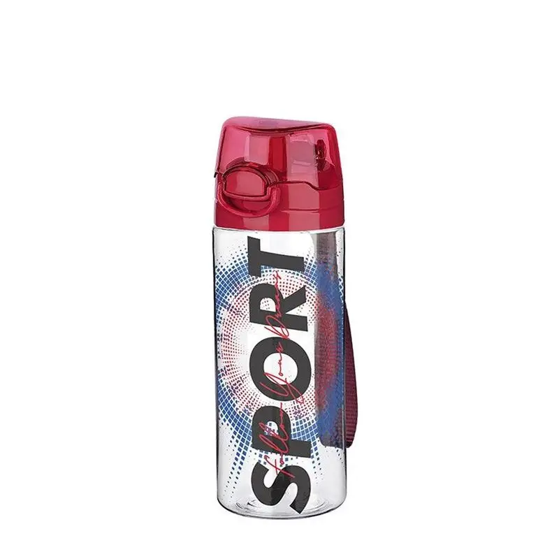 Titiz Plastik Cascada Patterned Water Bottle 500ml - 17ozRed