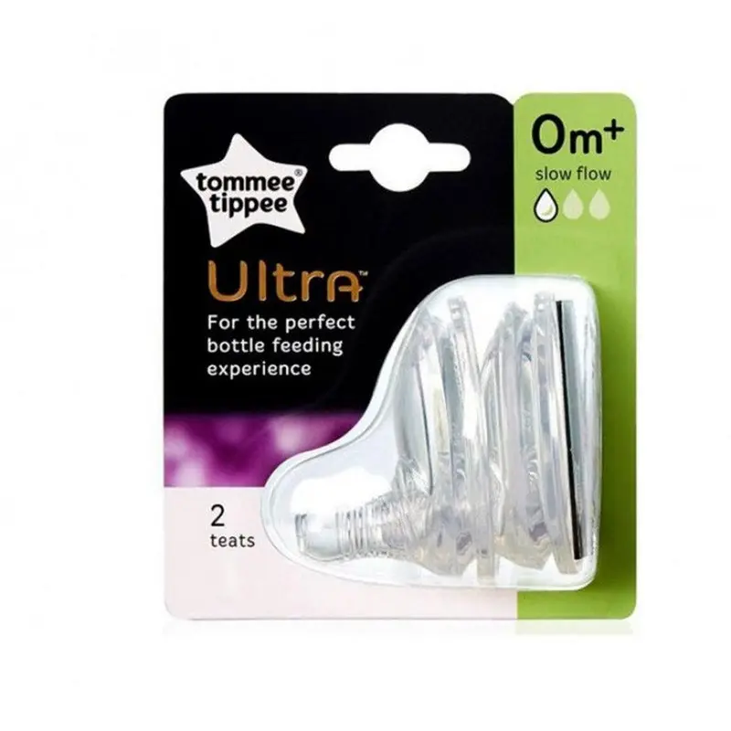 Tommee Tippee Ultra Slow Flow Teats (2 Pcs) / 240057