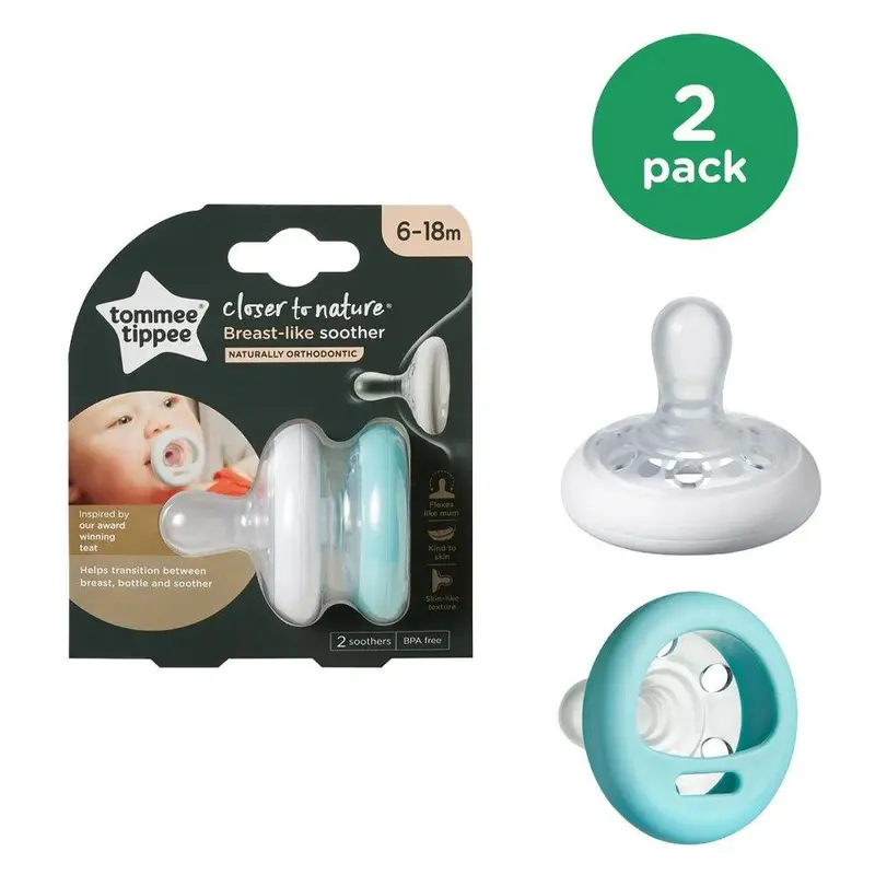 Tommee Tippee Breast Like Soothers 2 Pcs / 34305