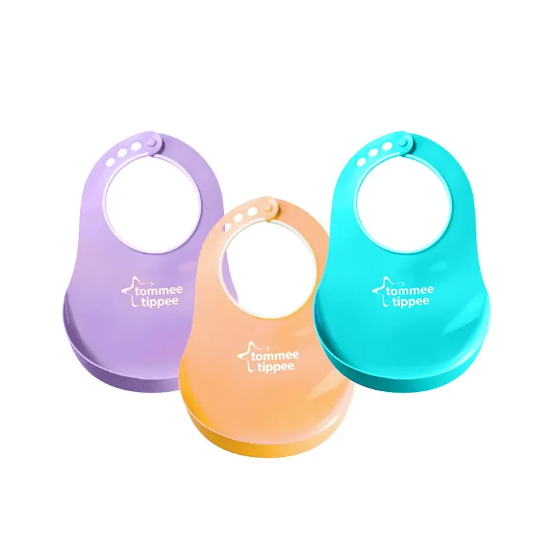 Tommee Tippee Silicone Comfi Neck Bib / 463500Purple