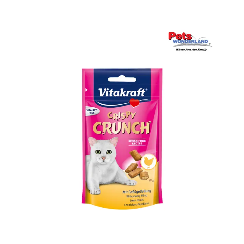 Vitakraft Cat Crispy Crunch with Poultry 60g