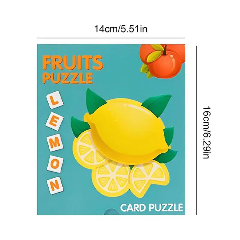 Wooden Card Puzzle for Kids | Educational Alphabet PuzzlesAnimal