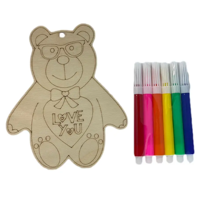 Wooden Crafts Small SizeBear