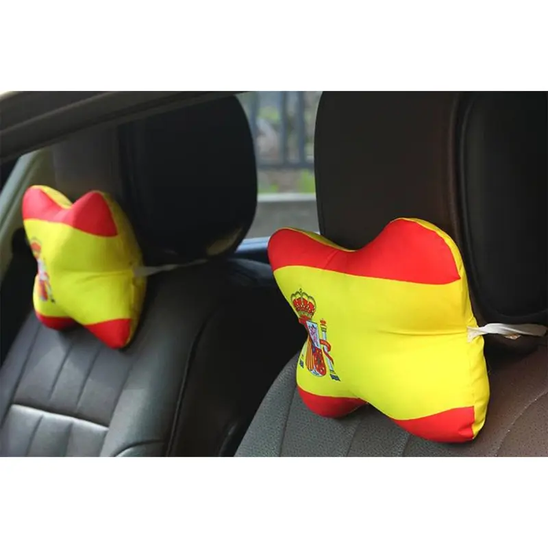 World Cup Car Seat Neck Pillow 2 Pcs / WD-133Spain
