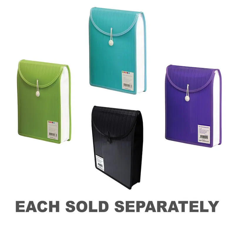 Bantex Top Load File Attache Case (A4)Aqua