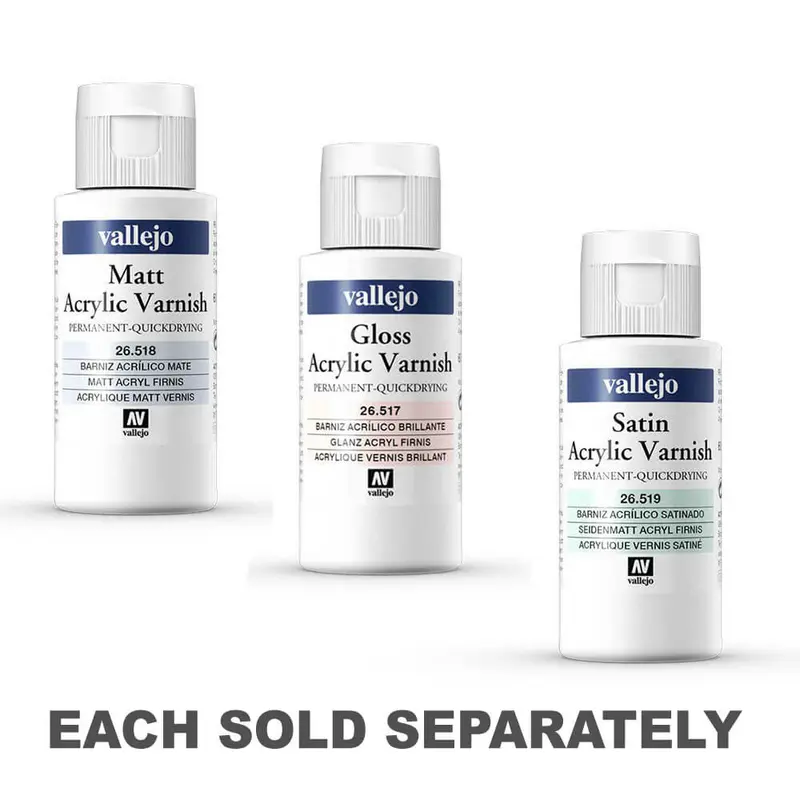 Vallejo Paint Permanent Varnish 60mLGloss