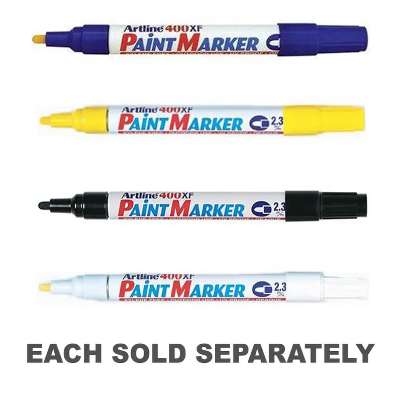 Artline 2.3mm Bullet Tip Paint Marker 12pcsBlack