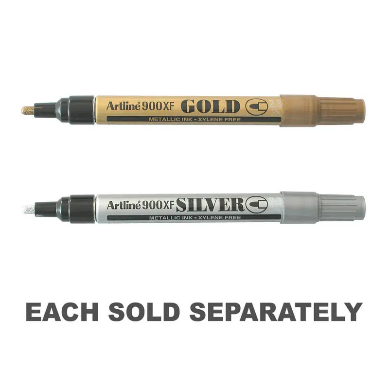 Artline Bullet Tip Permanent Marker 2.3mm (12pcs)Gold