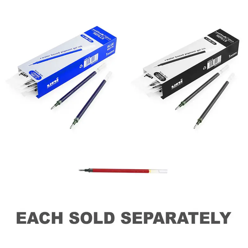 Uni Gel Ink Rollerball Signo Pen Refill 12pcs (Broad)Blue