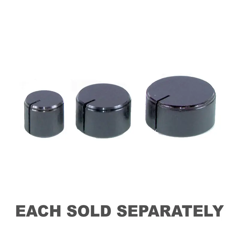 Black Anodised Knob16mm