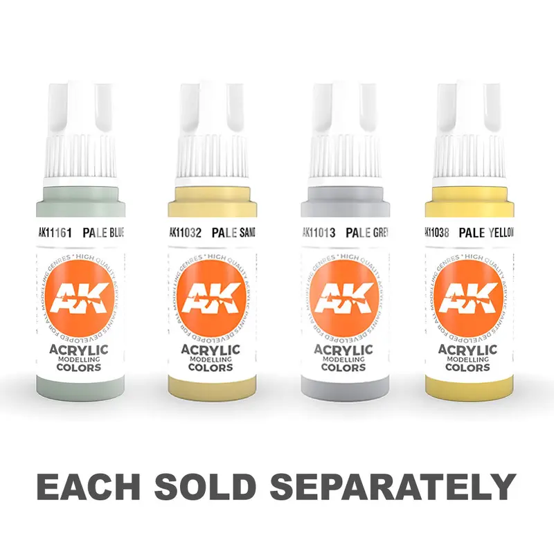 AK Interactive 3Gen Pale Acrylic Paint 17mLBlue